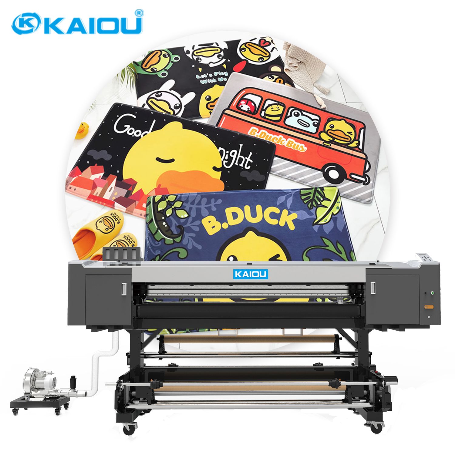 kaiou 1.8m uv প্রিন্টার বাণিজ্যিক বড় বড় ফরম্যাট রোল টু রোল UV প্রিন্টার